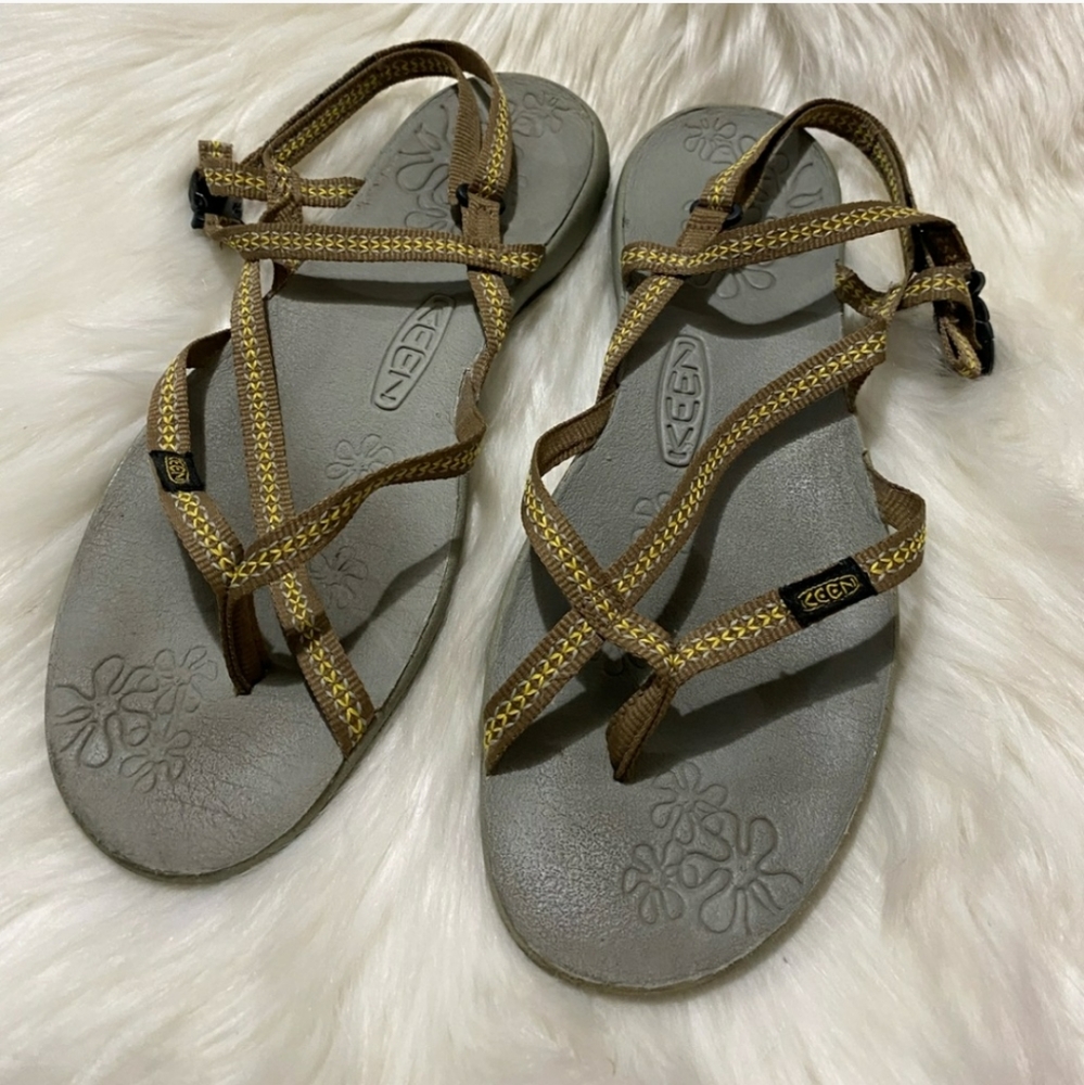 ✨Keen Brown & Yellow Sandals